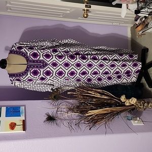 Beautiful Wing Dress Purple Sz XL